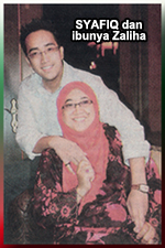 SYAFIQ dan ibunya Zaliha